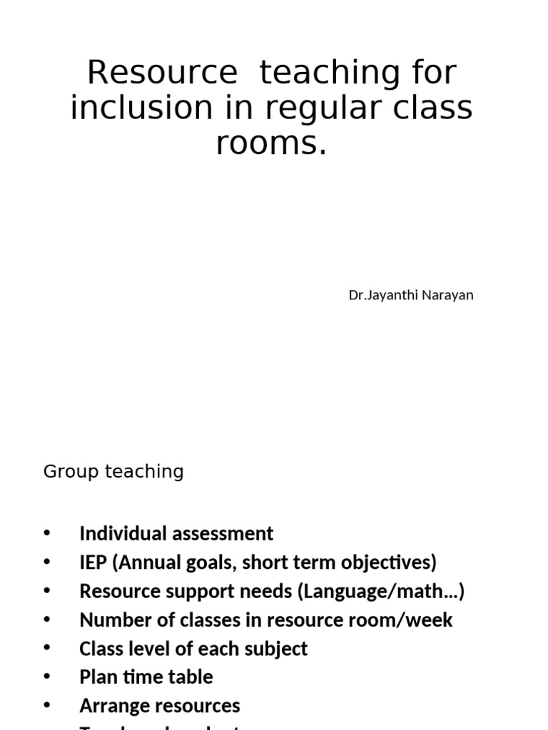 Inclusive Teaching Strategies and Resources | PDF