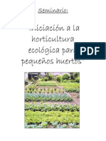 Agricultura - Inciación en horticultura ecológica para pequeños huertos (Manuel Arturo Castelló Bañuls, ingeniero técnico agrícola)