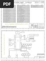 Apple Macbook PRO A1286 (Late 2008-Early 2009), Laptop Logic Board Schematic Diagram