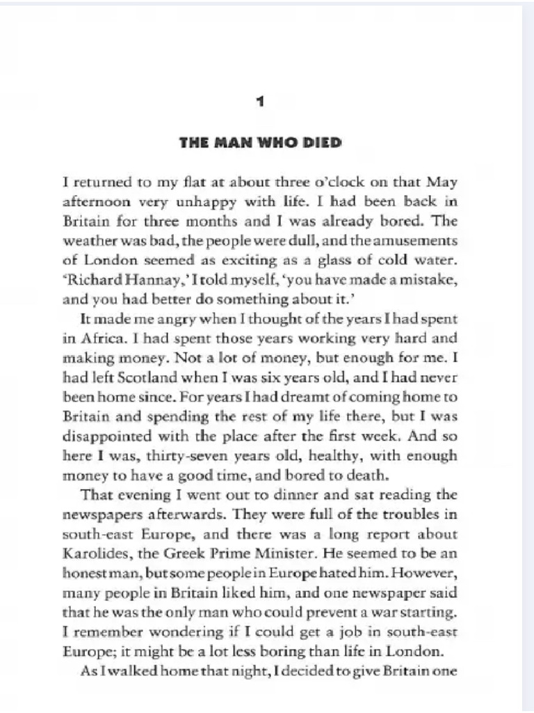 39 Steps | PDF