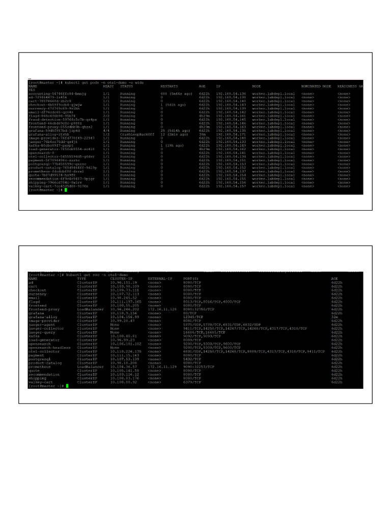 OpenTelemetry Grafana Report Bordered | PDF