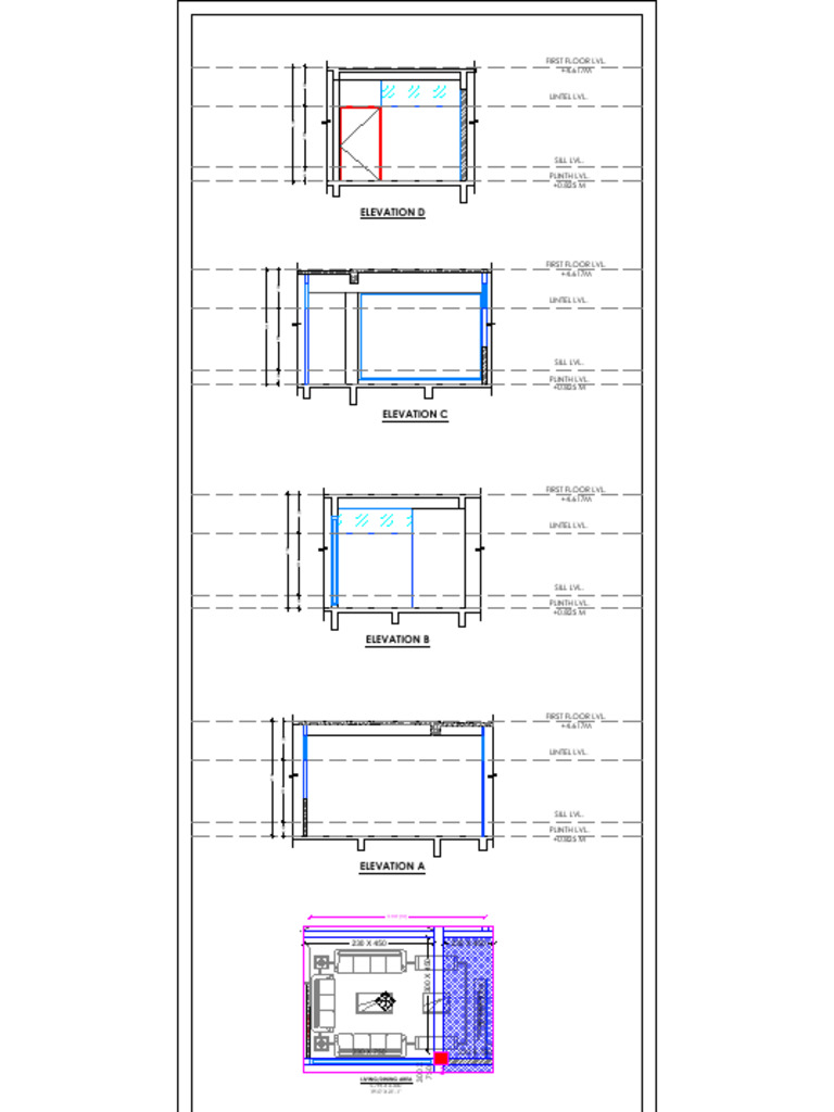 R61 - WORKING - For Room Elevations Final1-Model | PDF