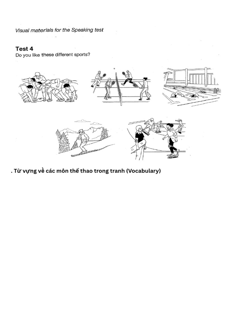 Ket - Speaking - Test 4 | PDF