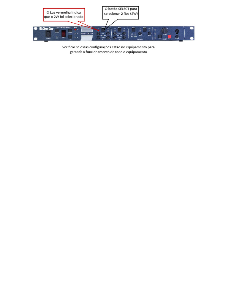 Status de Funcionamento DX210 | PDF