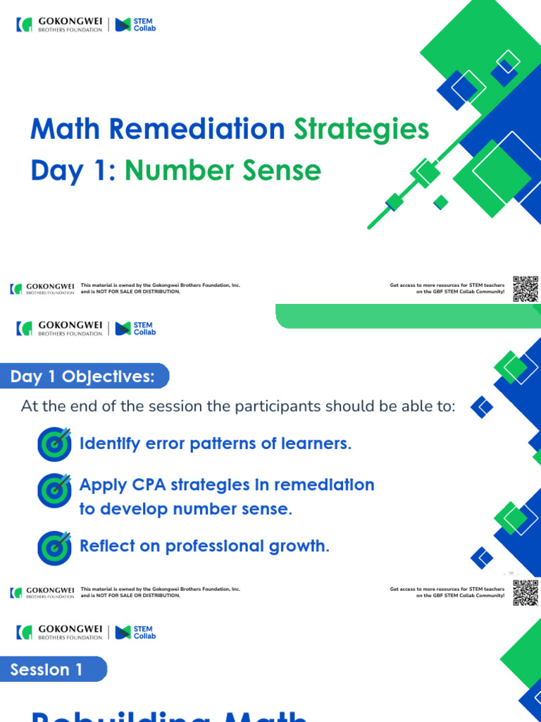 Math Remediation Strategies for K-3 | PDF | Learning
