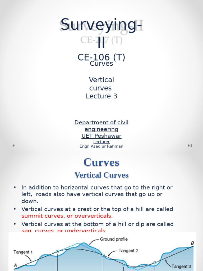 Understanding Vertical Curves in Road Design | PDF | Geometric Shapes ...