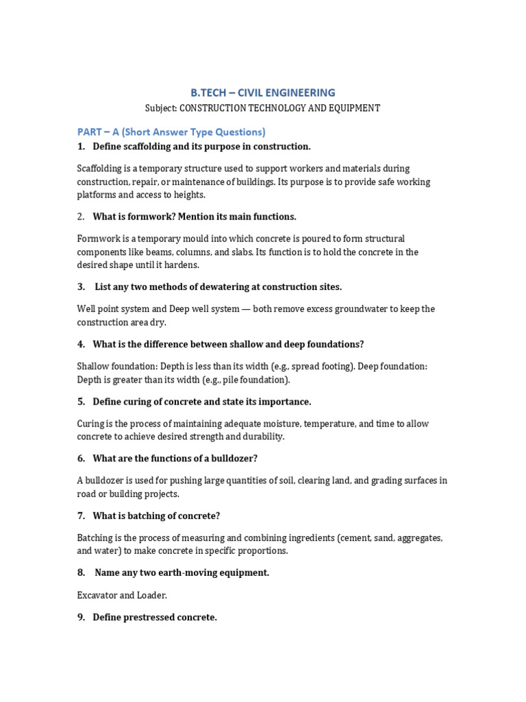 Construction Technology & Equipment Guide | PDF | Concrete ...