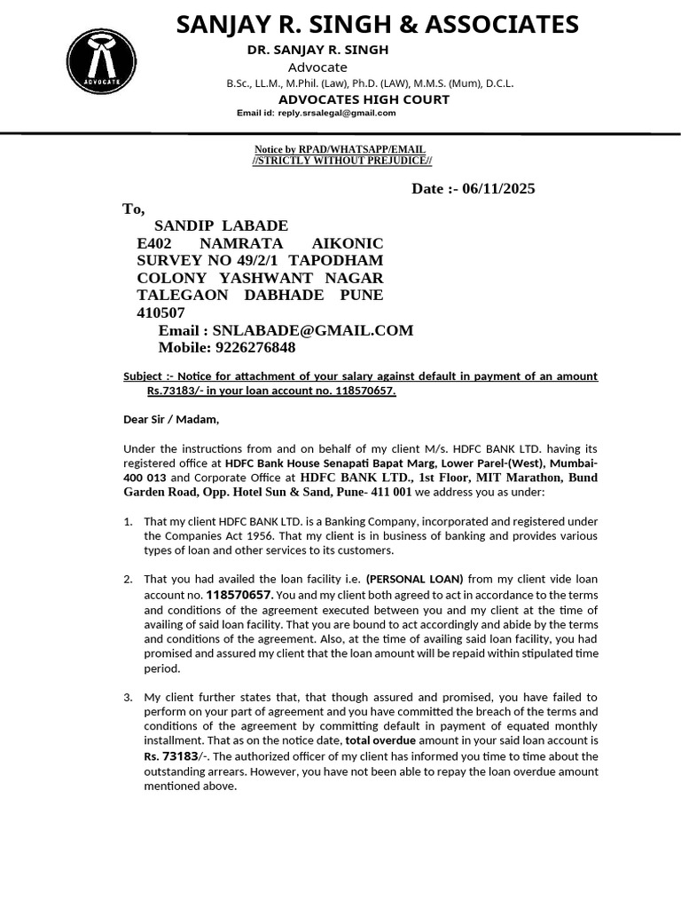 Notice | PDF | Business | Banking