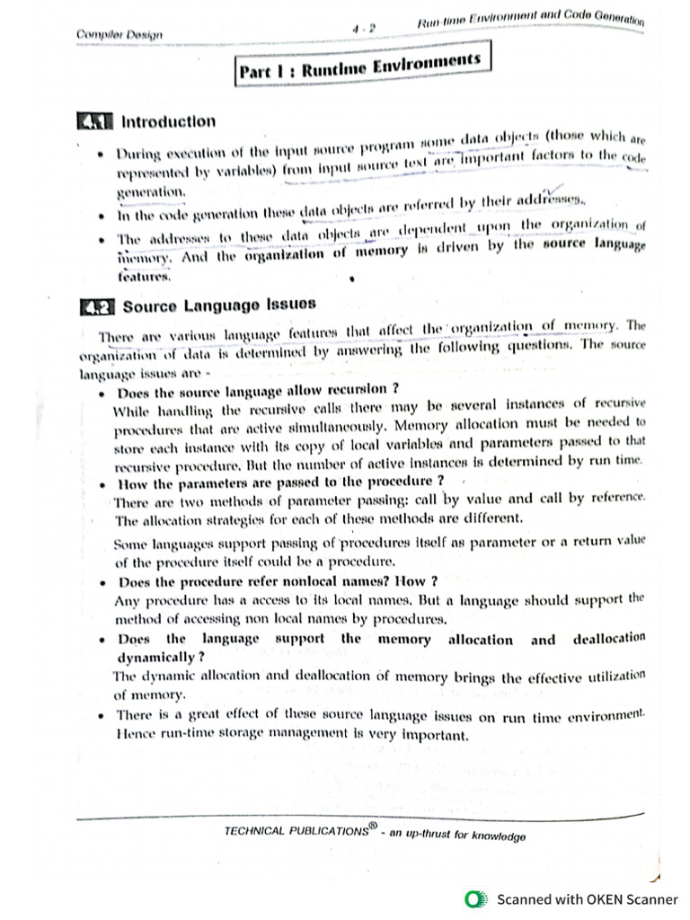 CD UNIT-4 Runtime Environment | PDF
