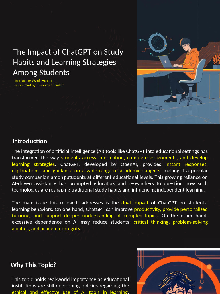 ChatGPT's Influence on Student Learning | PDF | Intelligence (AI ...