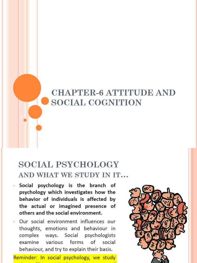 Understanding Attitudes in Social Psychology | PDF | Attitude ...
