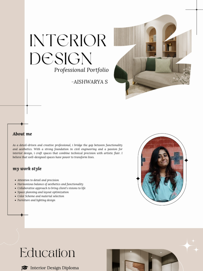 Interior Design Portfolio Overview | PDF