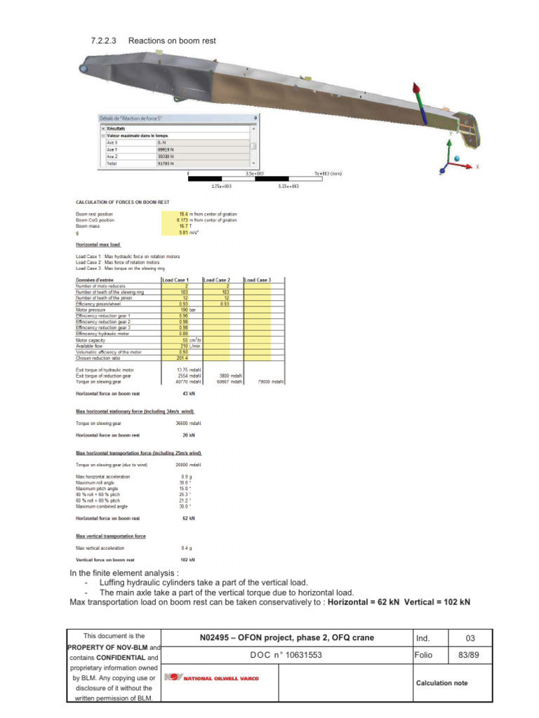 OFON Project Phase 2 Load Calculations | PDF