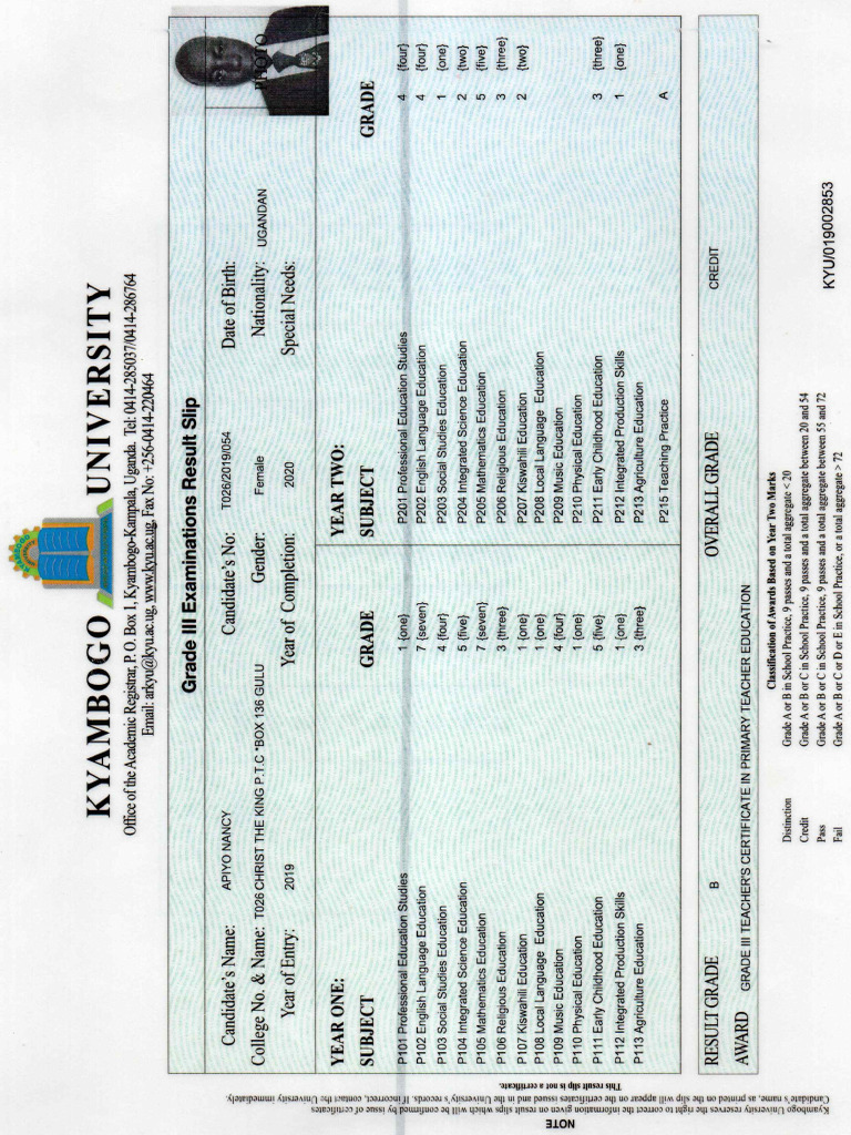 Grade III Teachers Certificate | PDF