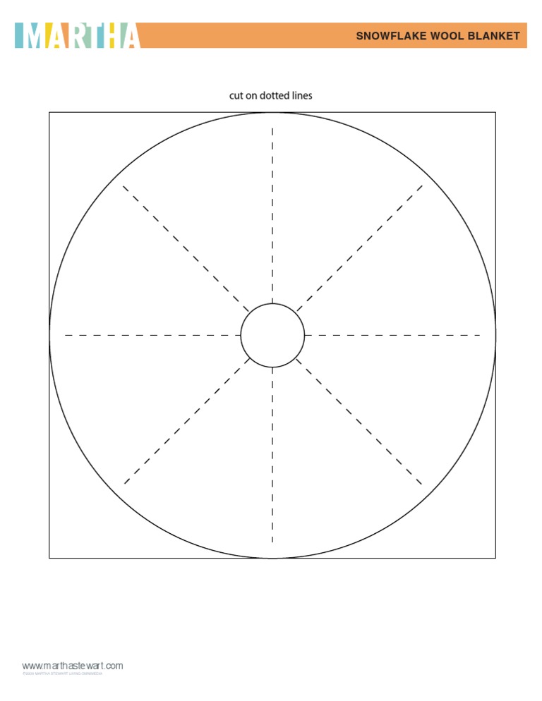 Wool Blancket Snowflake | PDF