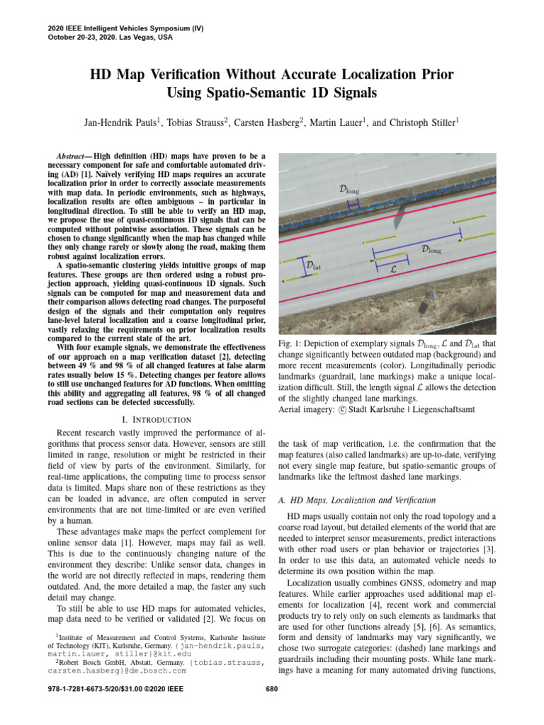 HD Map Verification Without Accurate Localization Prior Using Spatio ...