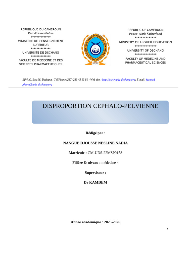 Disproportion Céphalo-Pelvienne : Guide Complet | PDF | Accouchement ...
