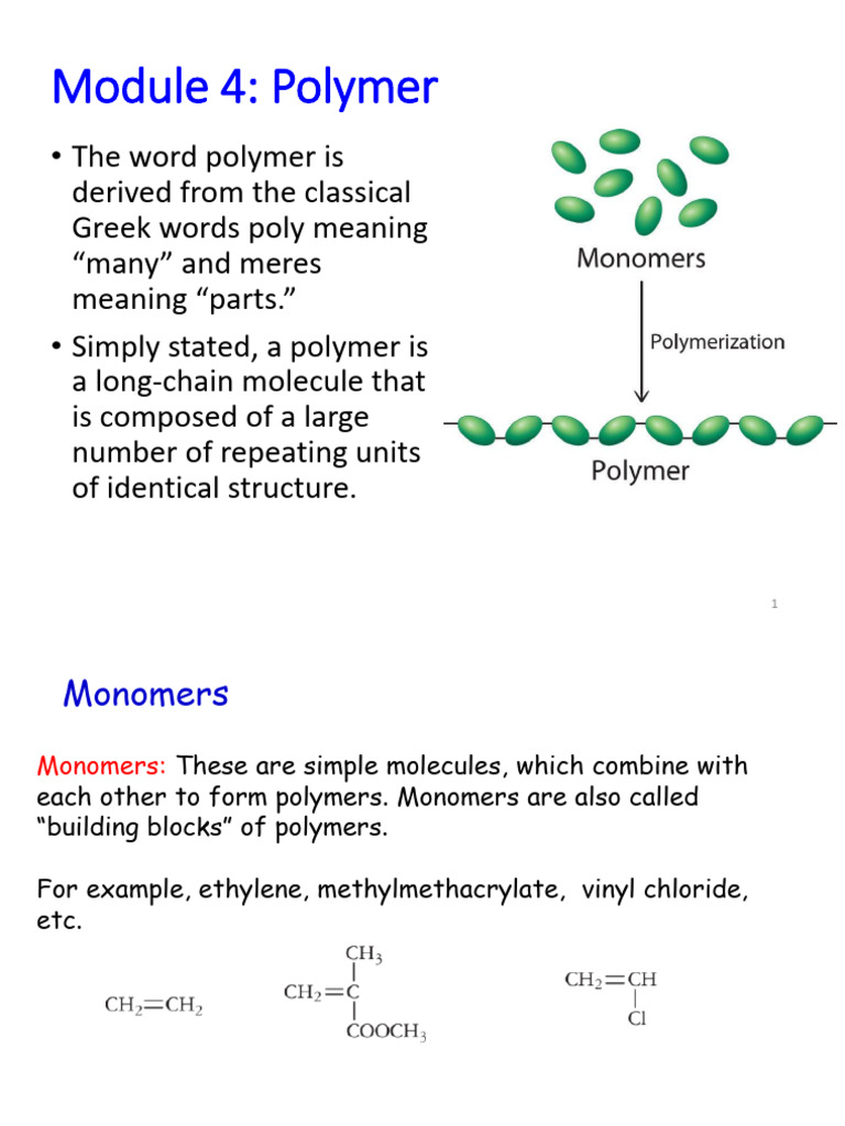 Understanding Polymer Chemistry Basics | PDF | Polymers ...