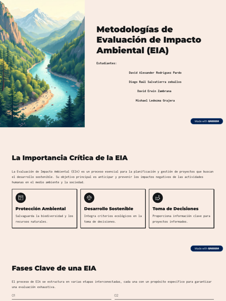 Tarea N10 - Metodologías de Eia | PDF | Evaluación de impacto ambiental ...