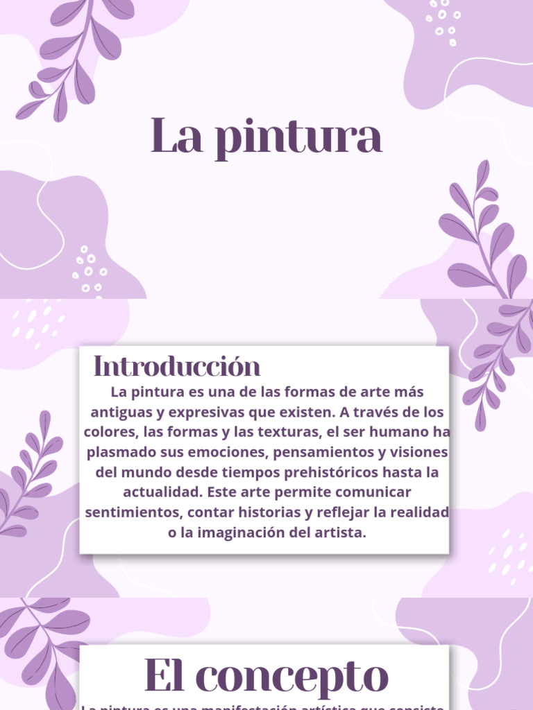 Historia y Concepto de la Pintura | PDF
