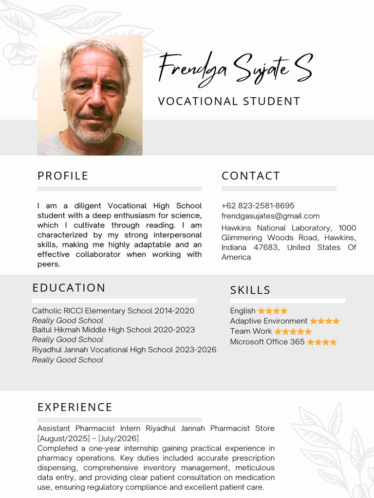 Vocational Student Profile: Skills & Experience | PDF