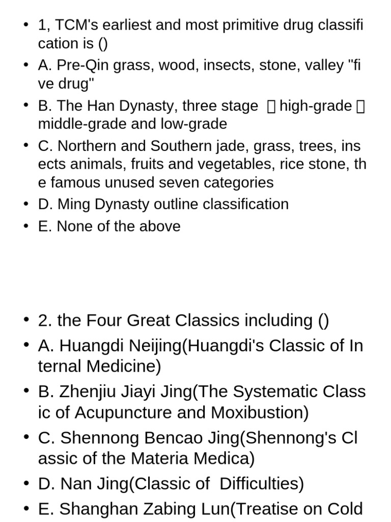 1 Q1 | PDF | Traditional Chinese Medicine | Yin And Yang