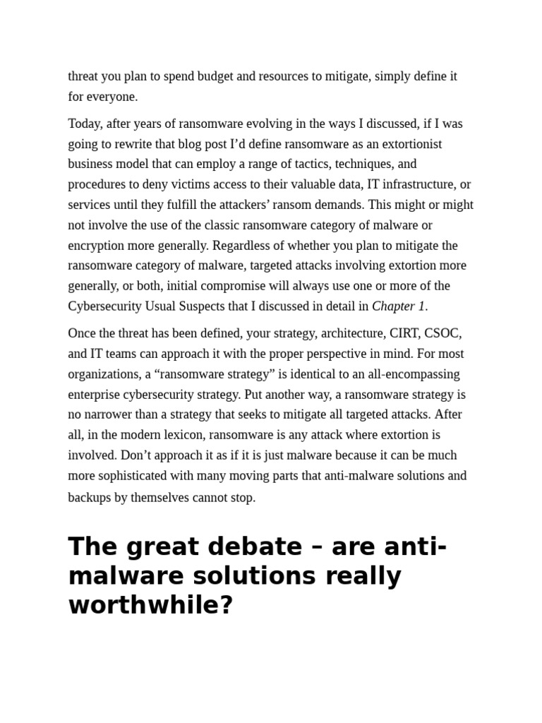Tim Rains - Cybersecurity Threats, Malware Trends, and Strategies ...