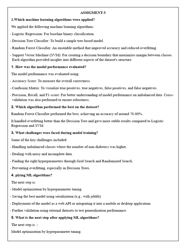 Machine Learning Model Evaluation and Optimization | PDF