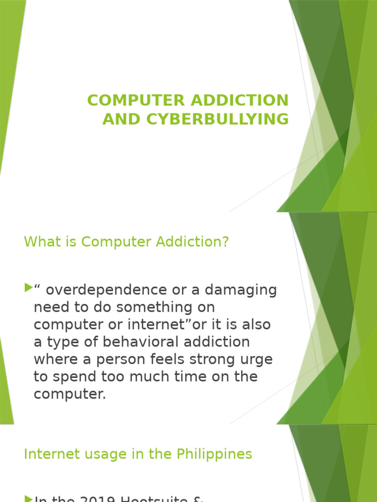 Combatting Computer Addiction & Cyberbullying | PDF