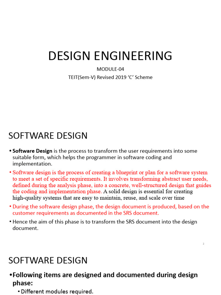 Software Design Principles and Quality | PDF | Class (Computer ...