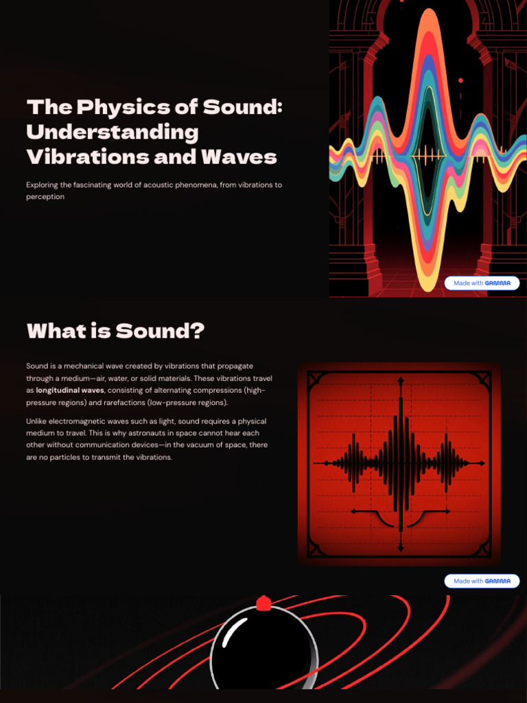 The Physics of Sound Explained | PDF | Sound | Waves