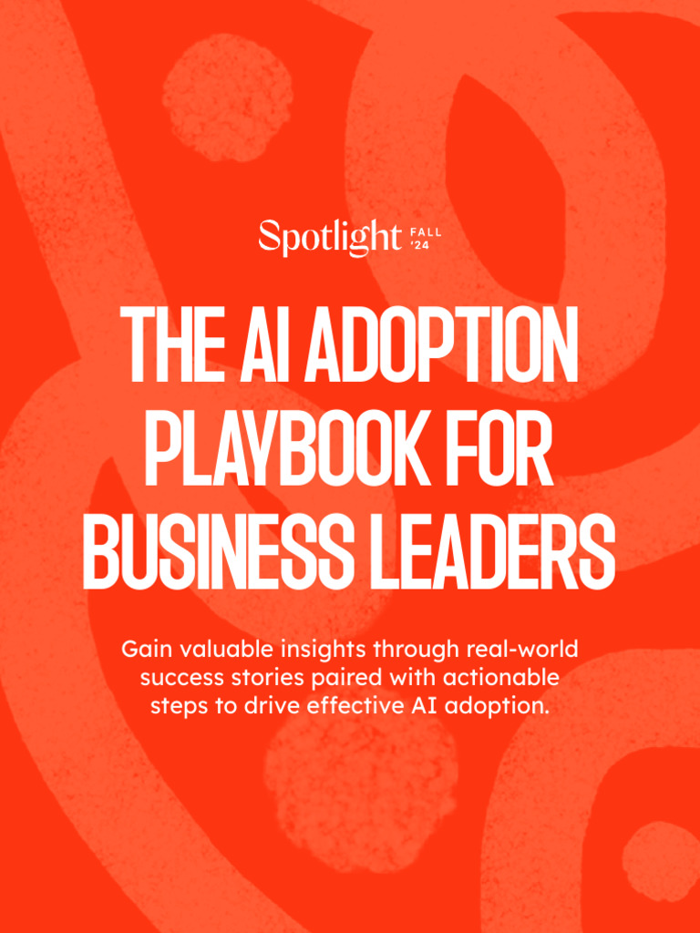 AI Adoption Playbook for Leaders | PDF | Artificial Intelligence ...