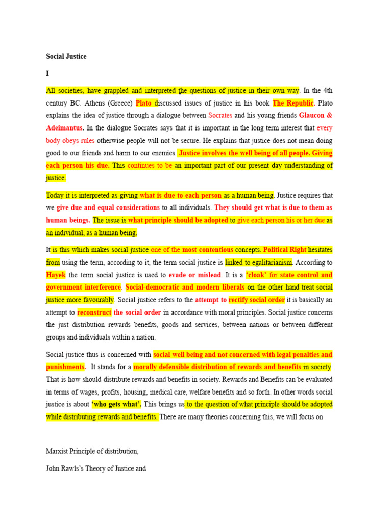 Understanding Social Justice Theories | PDF | Justice | Crime & Violence