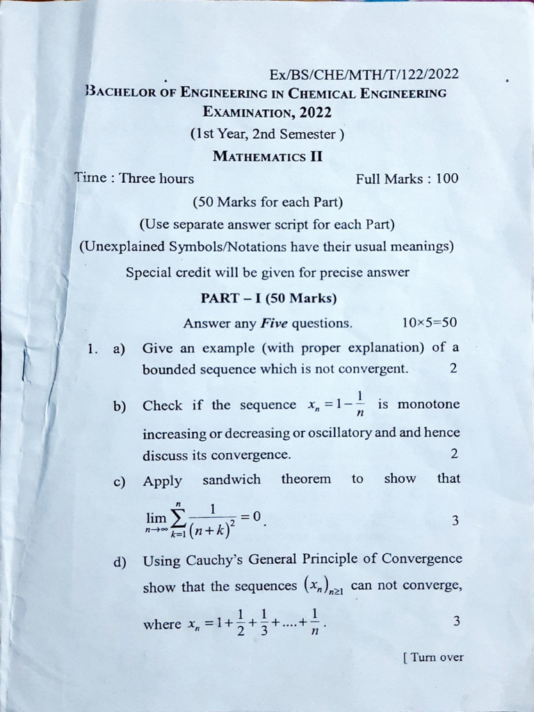 Maths Ii 22 | PDF
