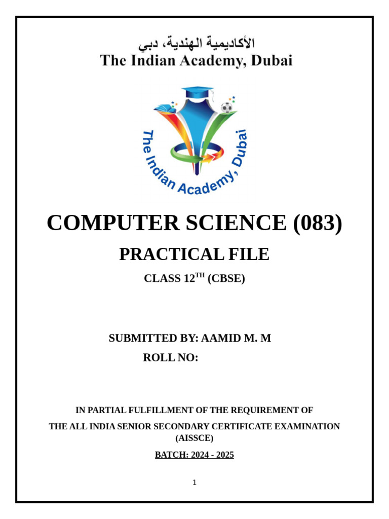 Class 12 CBSE Computer Science Practical | PDF | Queue (Abstract Data ...