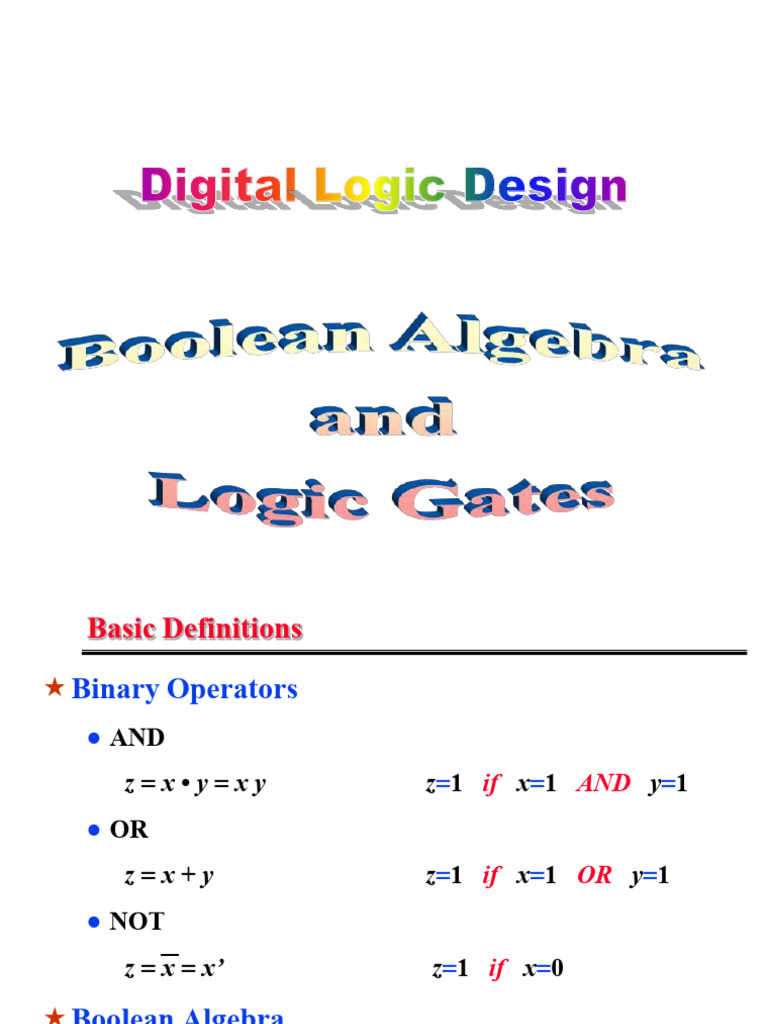 Boolean Algebra Concepts and Applications | PDF | Boolean Algebra ...