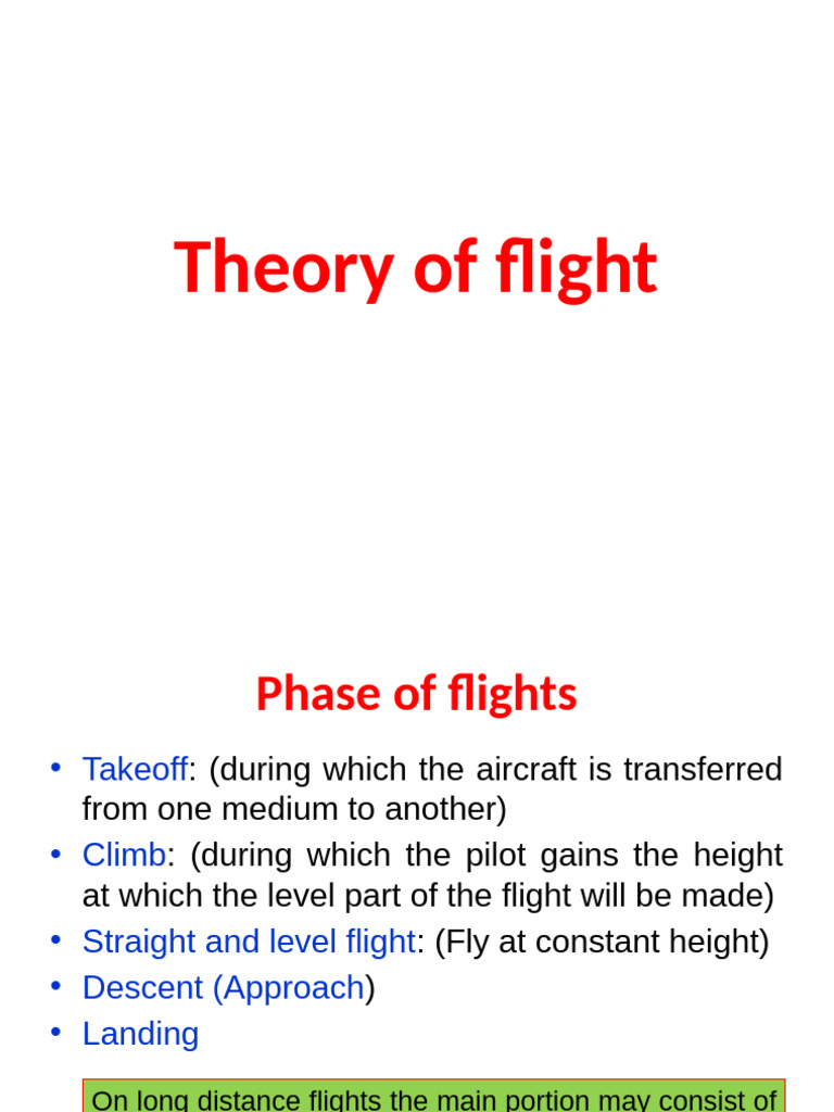 Understanding Aircraft Flight Phases | PDF | Lift (Force) | Flight