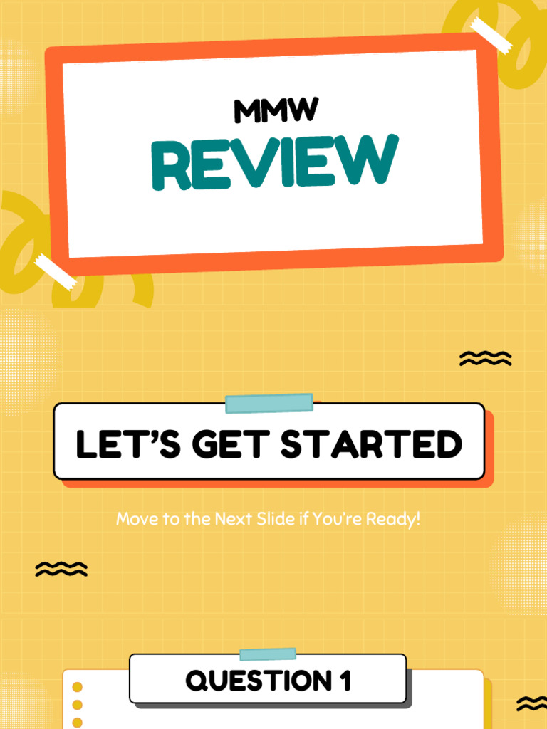 MMW Review Quiz | PDF | Level Of Measurement | Statistics