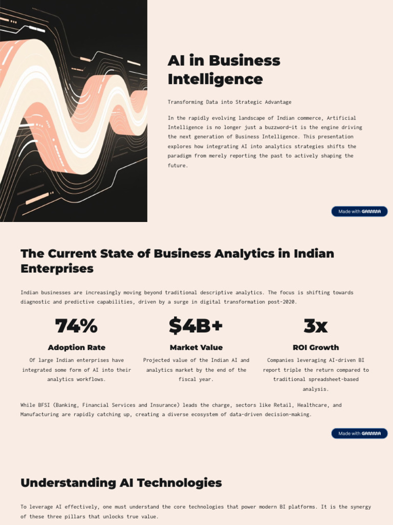AI-Driven Business Intelligence in India | PDF | Artificial ...