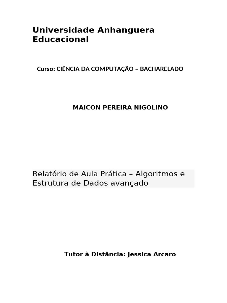 Algoritmos de Ordenação em Python | PDF | Algoritmos | Dados