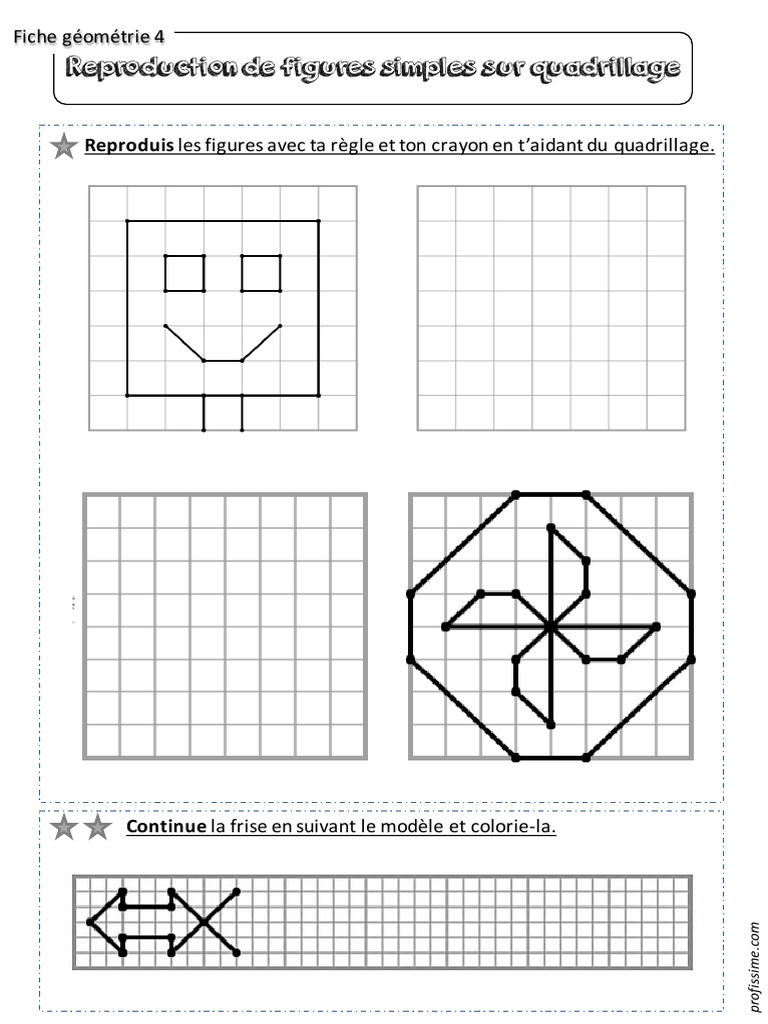 Reproduction de figures géométriques | PDF