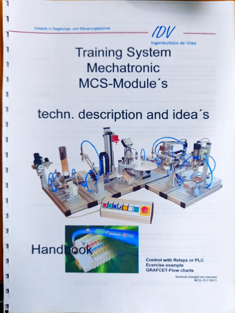 Training System Mechatronic MCS-Module ́s | PDF