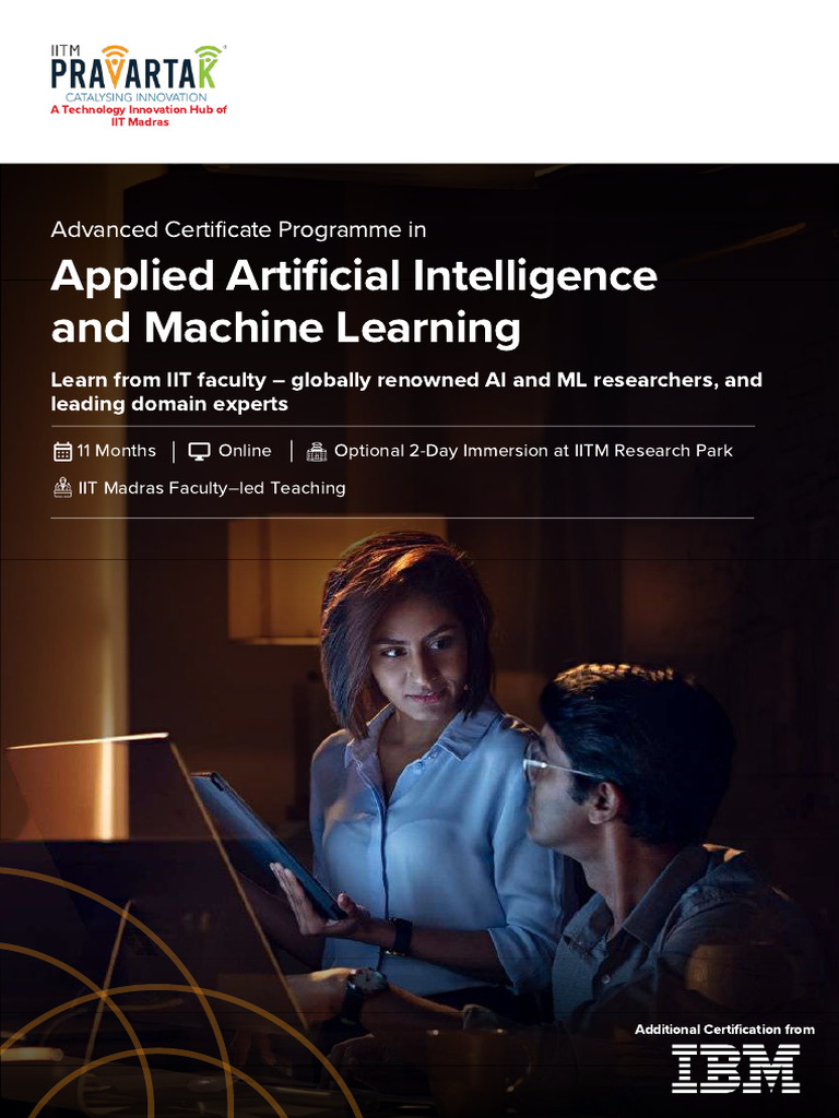 IITM Advanced AI & ML Certification | PDF | Machine Learning | Cluster ...