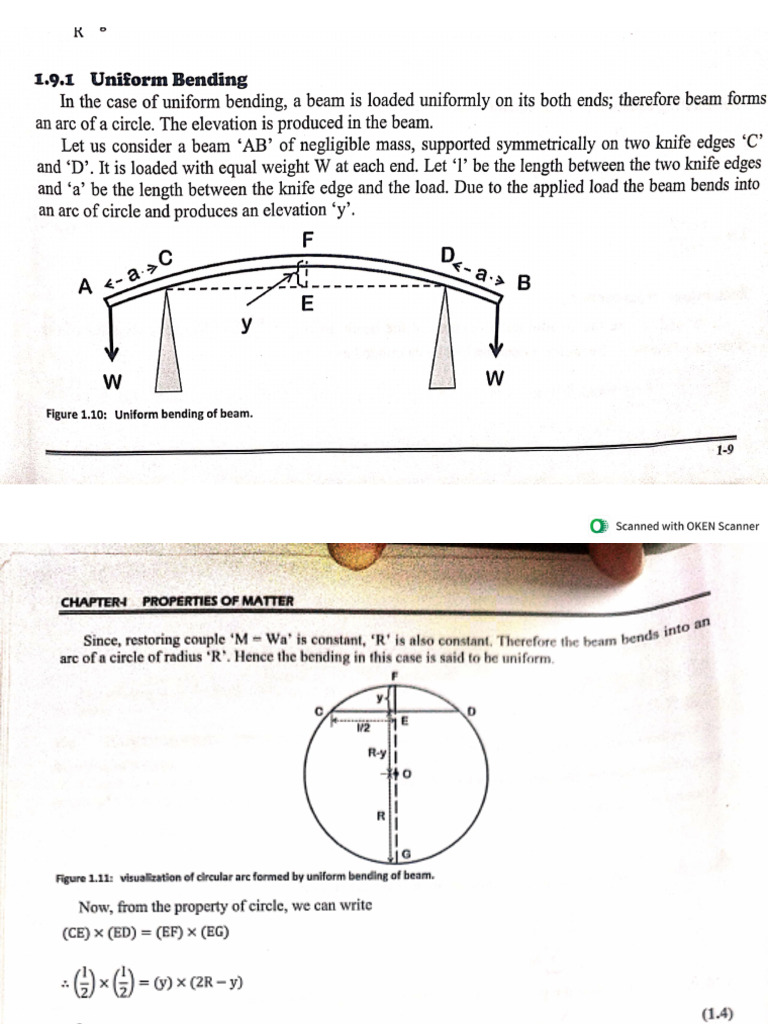 Uniform Bending | PDF