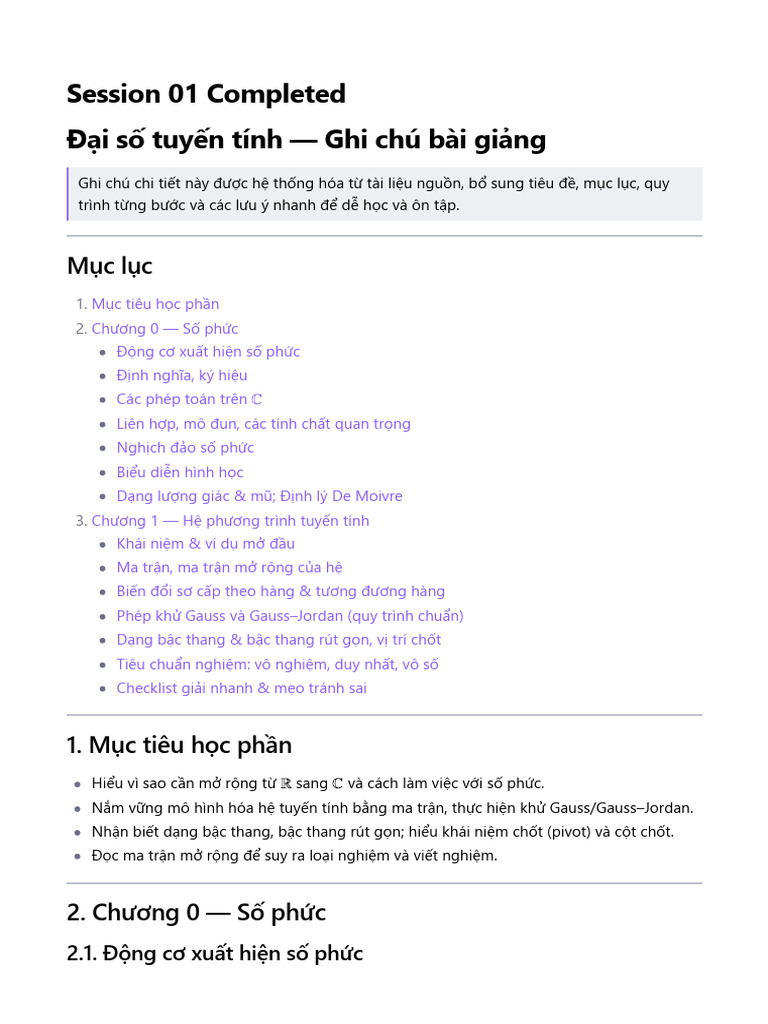 Session 01 Completed | PDF