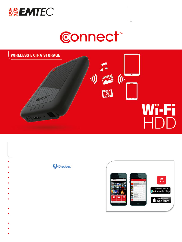 Wireless Wi-Fi HDD for File Storage | PDF | Wi Fi | Mobile Device