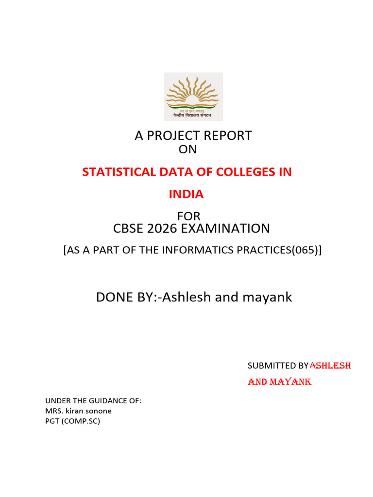 Ip Project Mayank & Ashlesh | PDF | Python (Programming Language ...