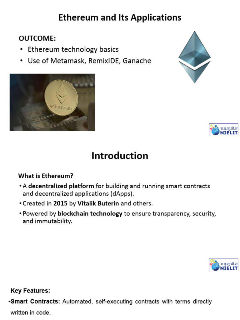 Ethereum and Its Applications-2 | PDF | Integrated Development ...