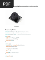 Arduino Buzzer Wiring and Code Guide | PDF