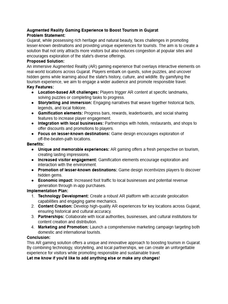 Augmented Reality Experience in Tourism | PDF | Augmented Reality | Tourism